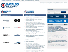 Tablet Screenshot of katalogkolejowy.pl